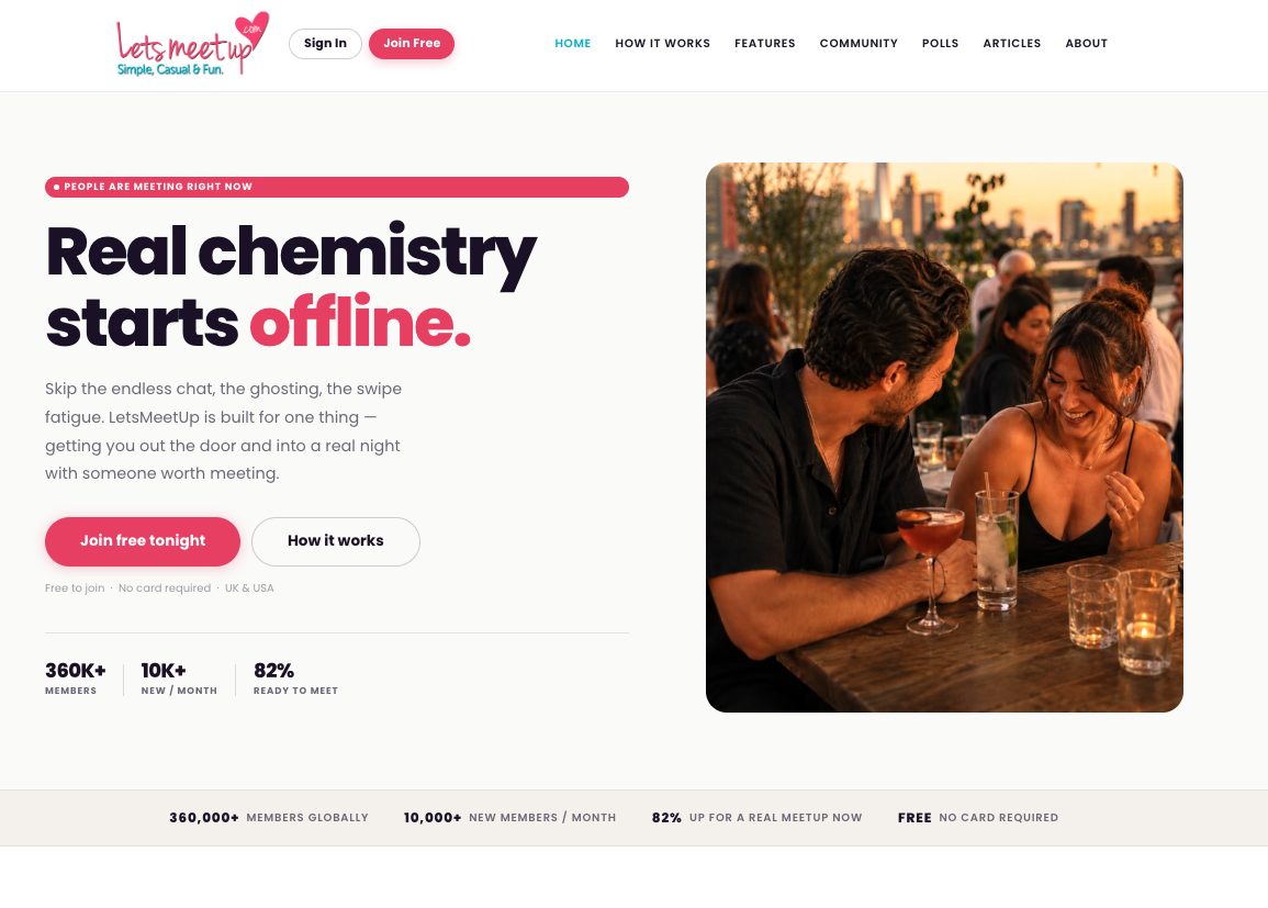 Screenshot of a programmatic, content-led site built with the toolkit.
