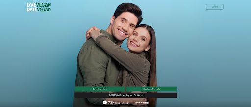 Vegan dating brand — creative refresh example
